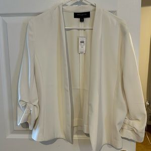 White Ann Taylor Factory jacket new with tags. XL